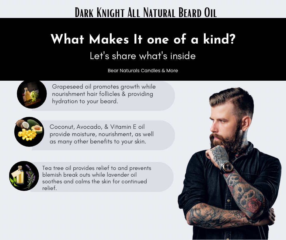Dark Knight All-Natural Beard Oil