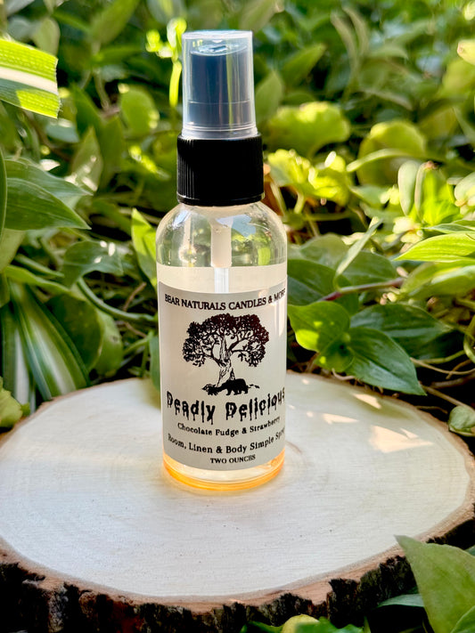 Deadly Delicious Room, Linen & Body Simple Spray