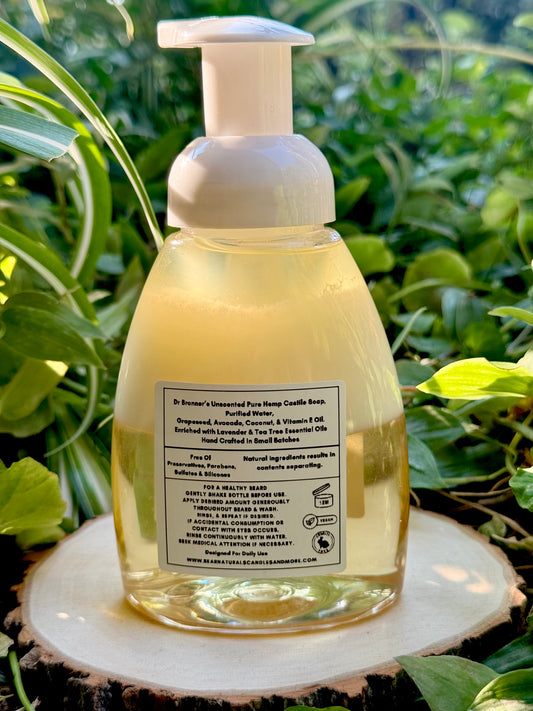 Dark Knight All Natural Foaming Beard & Face Wash 8 Ounces