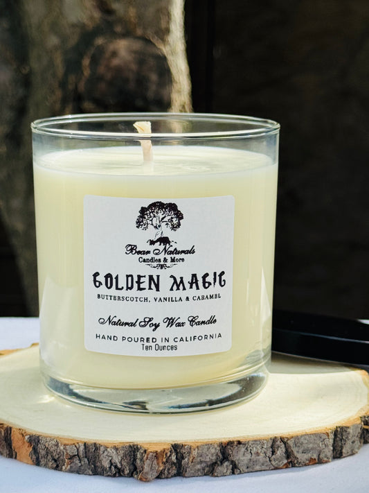 Golden Magic Natural Soy Scented Candle