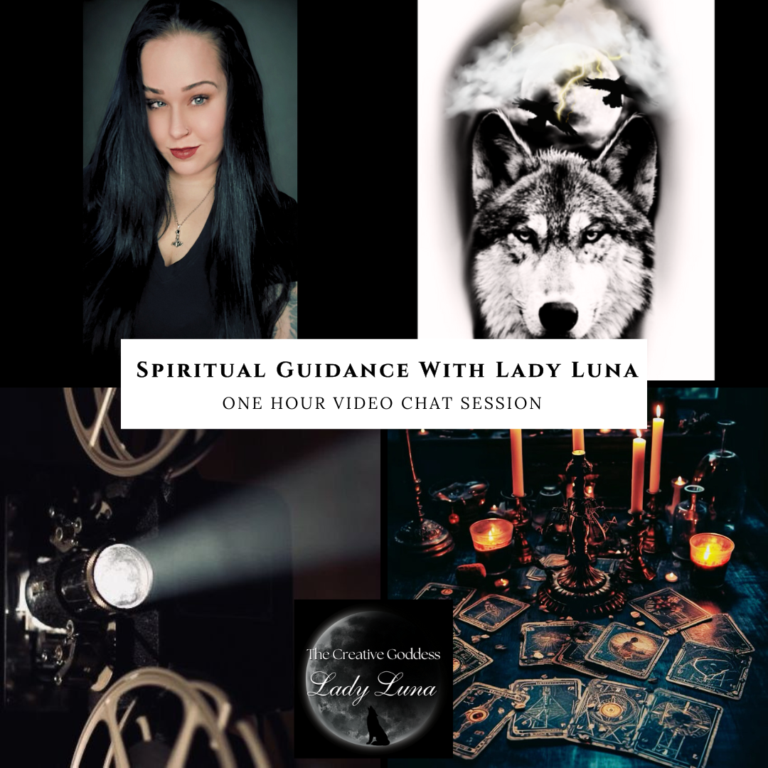 Spiritual Guidance With Lady Luna- One Hour Video Chat Session