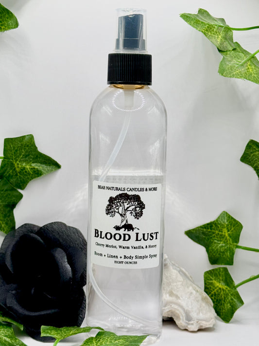 Blood Lust Room, Linen & Body Simple Spray