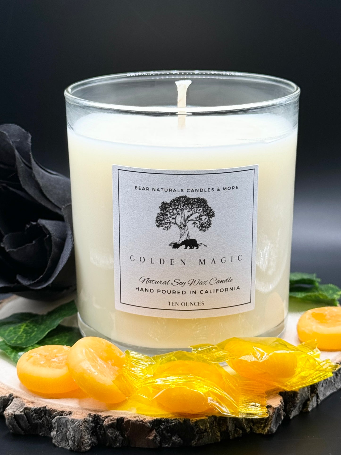 Golden Magic Natural Soy Scented Candle