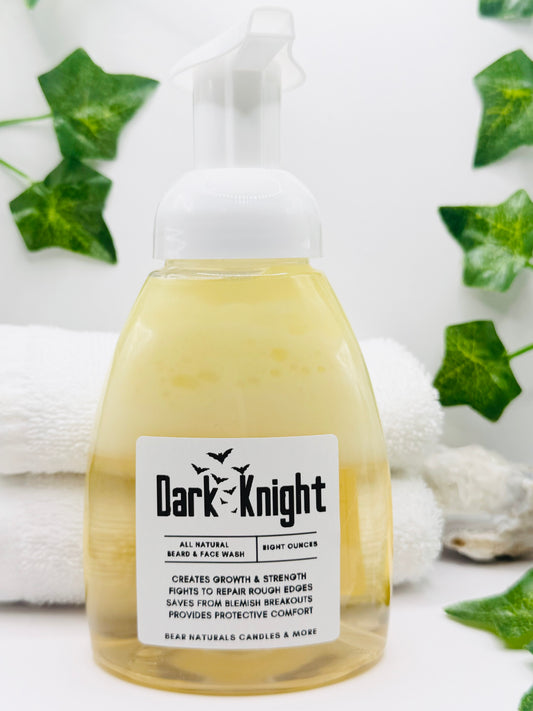 Dark Knight Natural Beard & Face Wash 8 Ounces