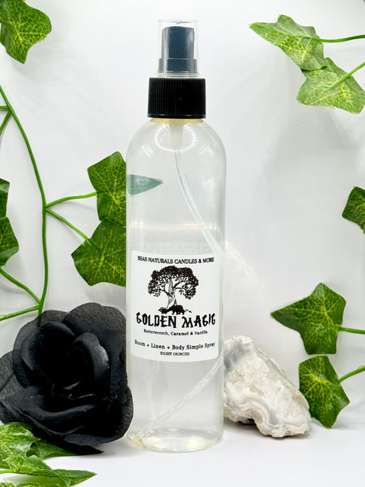 Golden Magic Room, Linen & Body Simple Spray