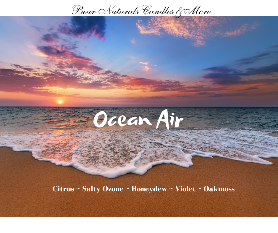 Ocean Air Natural Soy Scented Candle