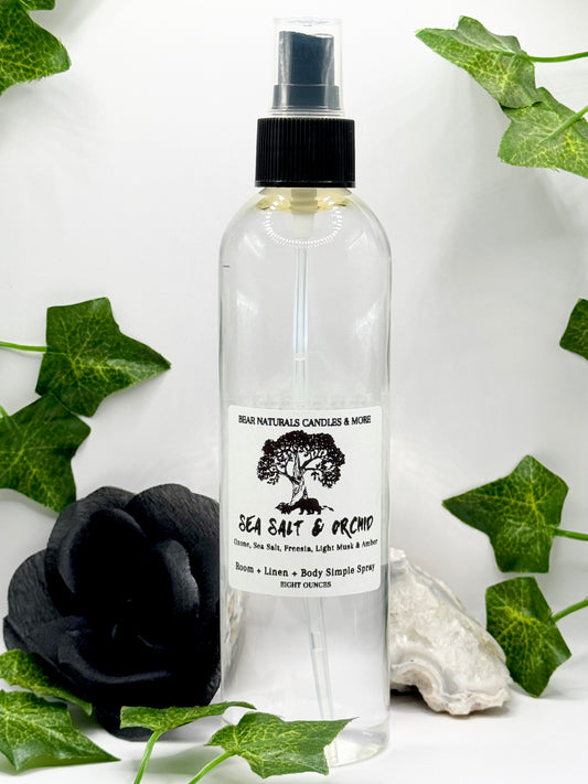 Sea Salt & Orchid Room, Linen & Body Simple Spray