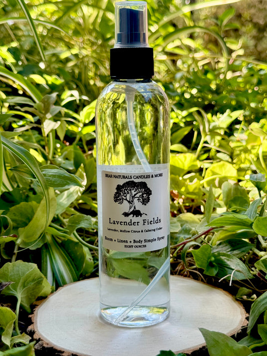Lavender Fields Room, Linen & Body Simple Spray