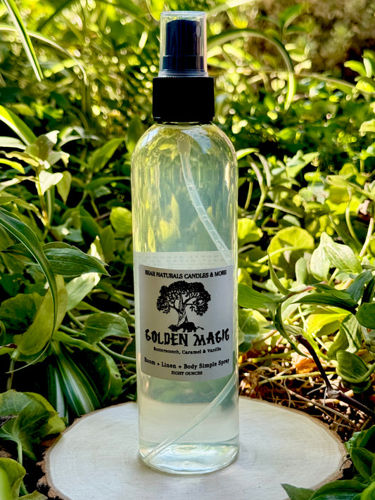 Golden Magic Room, Linen & Body Simple Spray