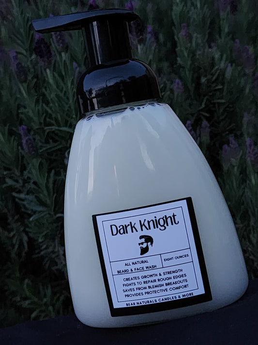 Dark Knight Natural Beard & Face Wash 8 Ounces